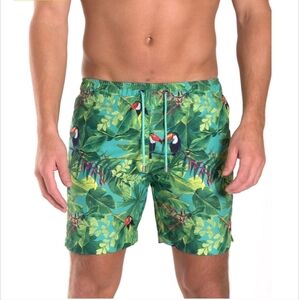 New Franks Australia swim,board shorts,Amazon teal print Medium‎